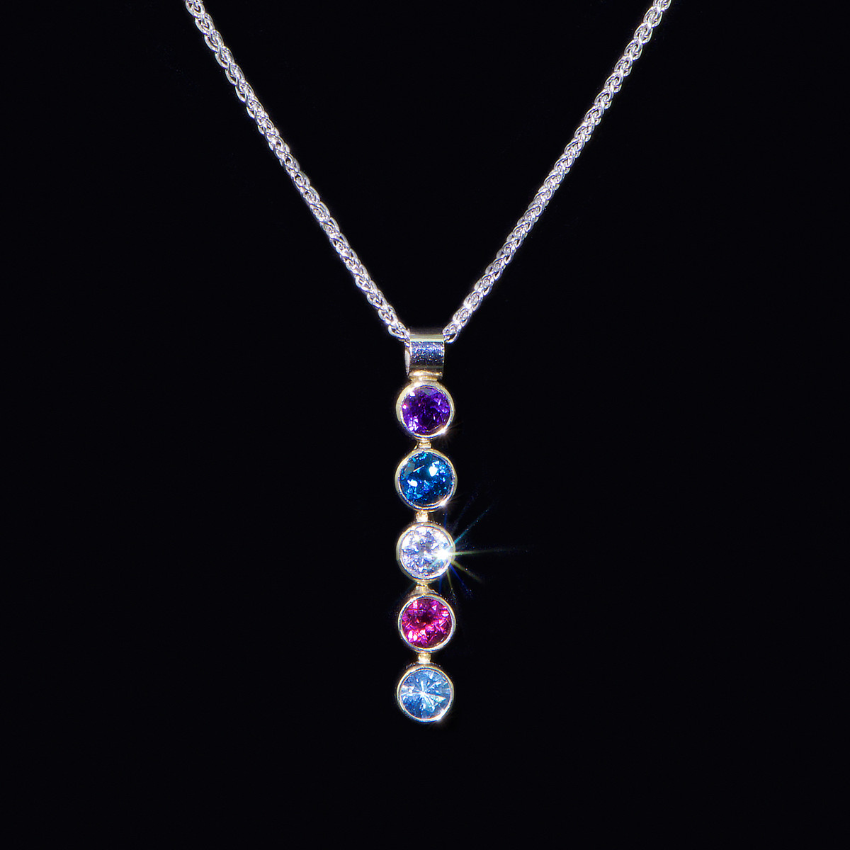 Mother's Jewelry Birthstone Necklace